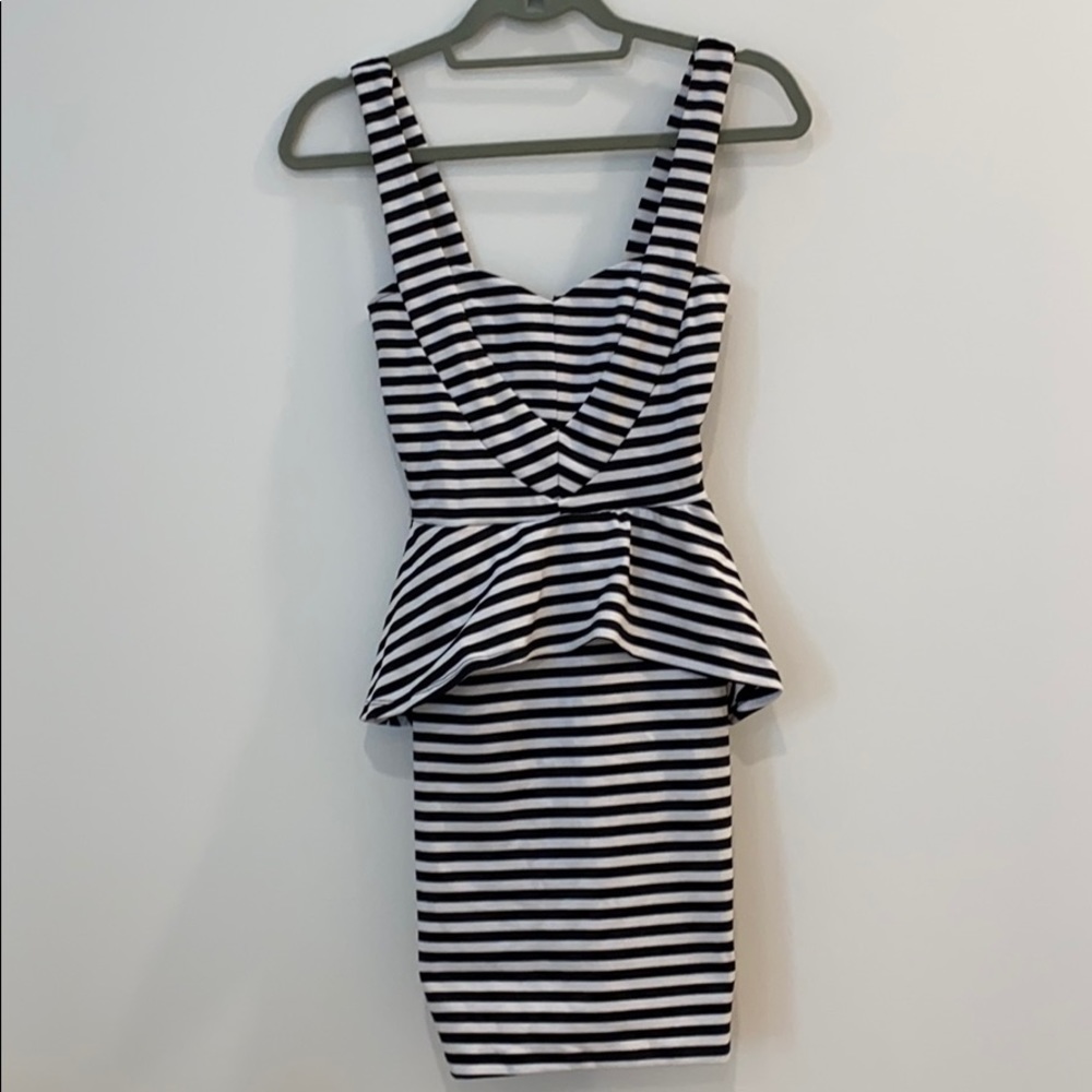 Stripper Peplum Dress
